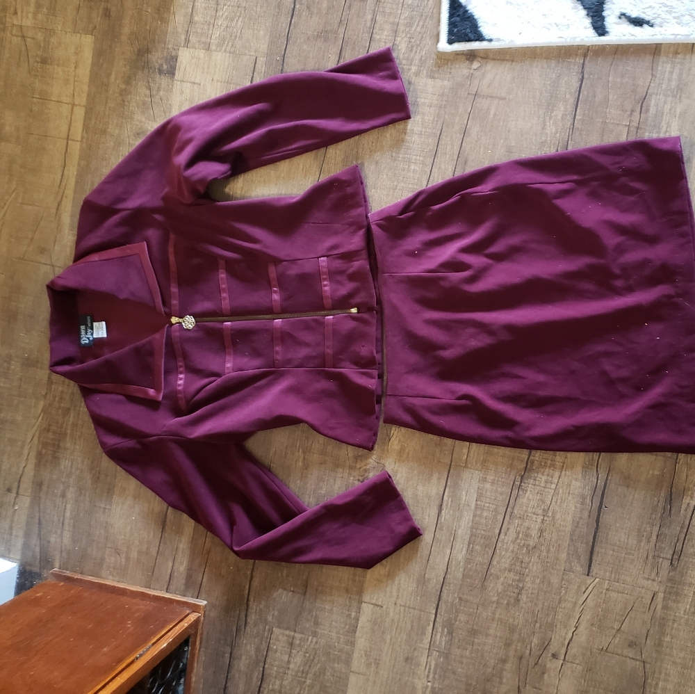 Red Velvet Dawn Joy Fashions Suit